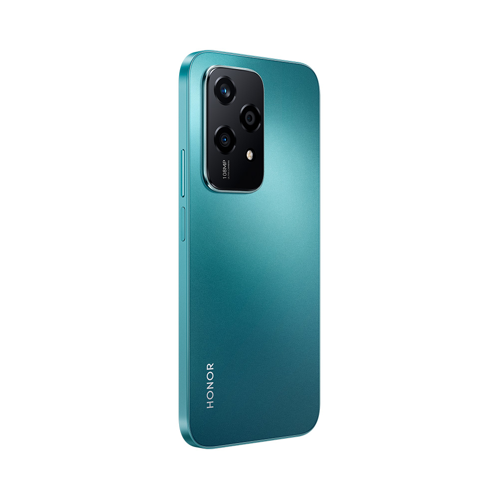 Honor 200 Lite 5G Verde Honor 200 Lite 5G, vista lateral derecha color verde