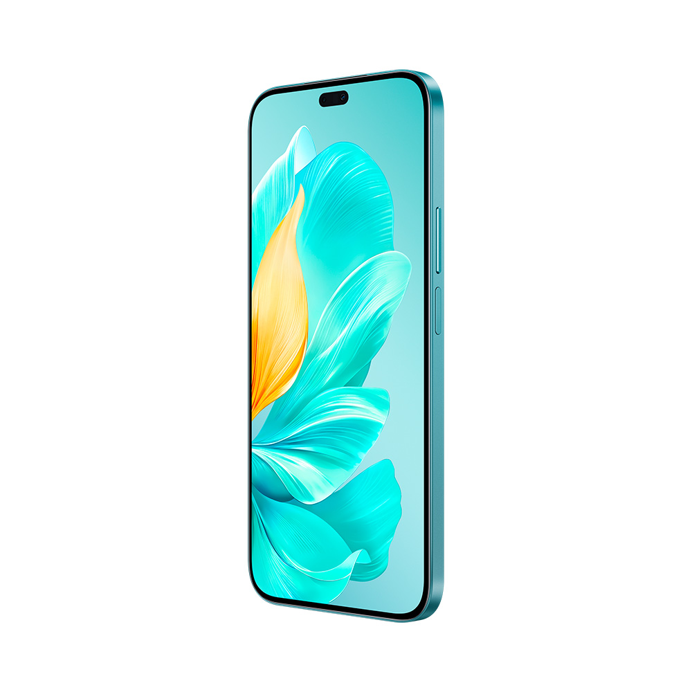 Honor 200 Lite 5G Verde Honor 200 Lite 5G, vista frontal lateral color verde