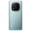 Vista trasera del Xiaomi Redmi Note 14 Pro+ 5G azul, mostrando el módulo de triple cámara y acabado premium.
