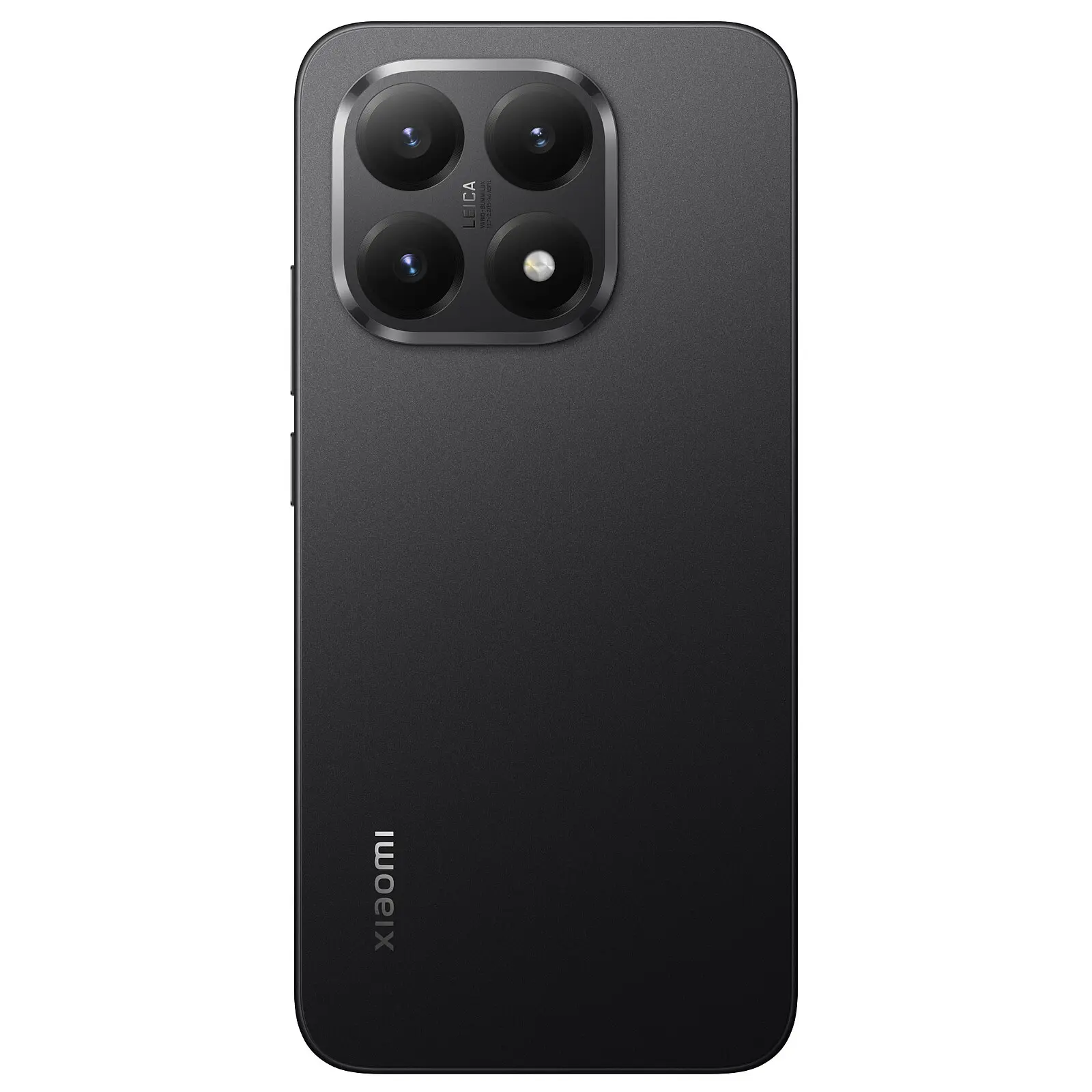 Parte trasera del Xiaomi 15T negro con módulo de triple cámara Leica