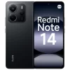 Redmi Note 14 Negro parte frontal mostrando la cámara y parte trasera mostrando la cámara. Encuentra el Redmi Note 14 en oferta en toda Colombia sólo en Celumovil Store