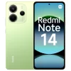 Redmi note 14 verde frontal y parte trasera