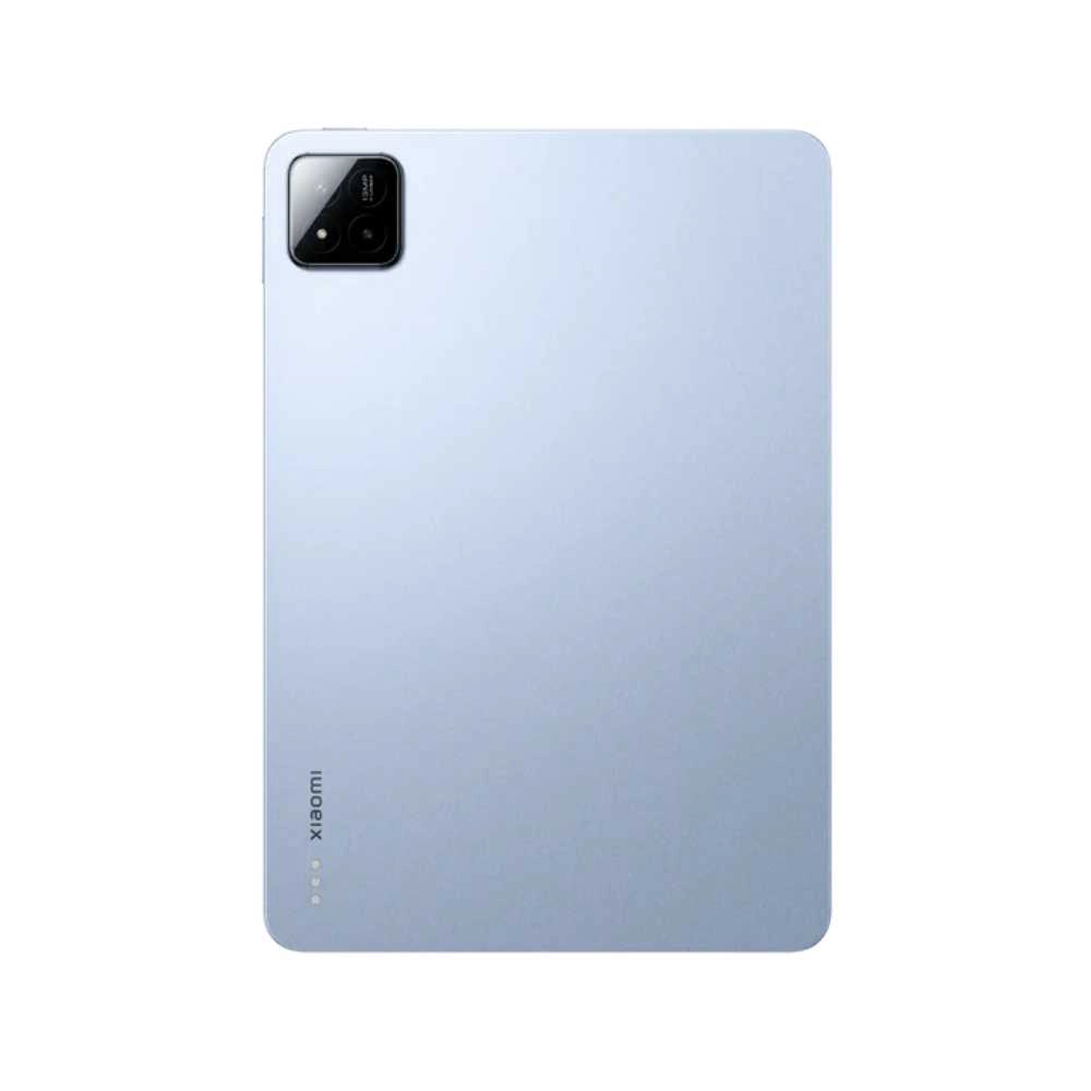 Tablet Xiaomi PAD 7 azul vertical mostrando camara