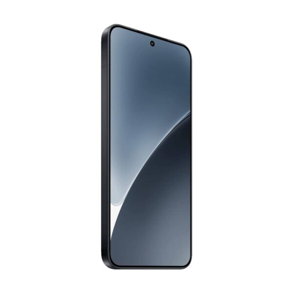 Xiaomi 15 vista diagonal pantalla color negro