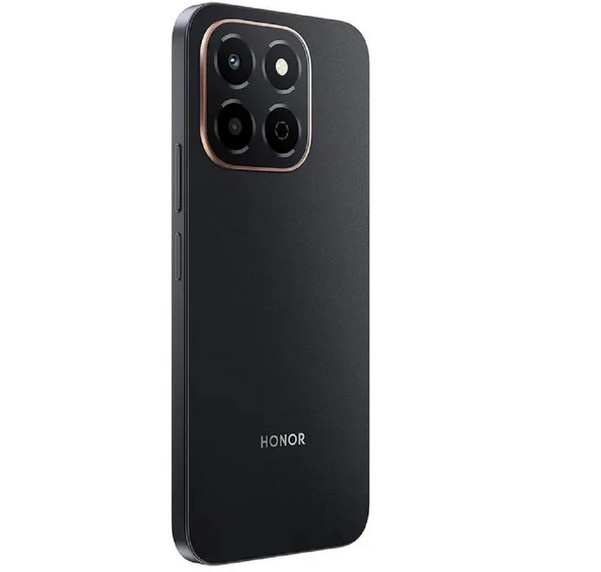 Honor play 9c color negro respaldo diagonal.