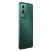 Oppo A5 color verde respaldo mostrando cámara diagonal lado de la cámara.