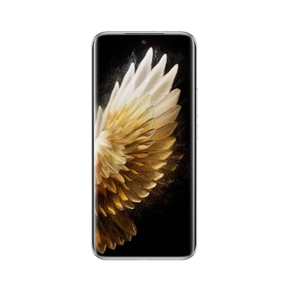 Tecno Spark 40 Pro Max blanco frente mostrando pantalla