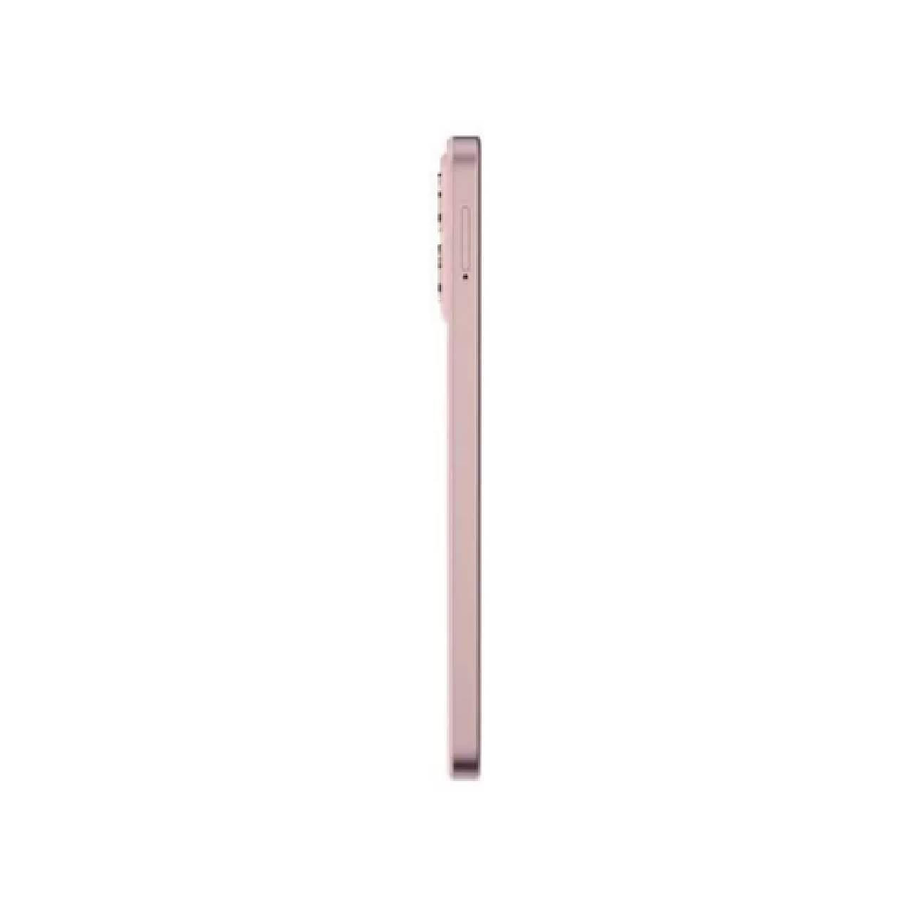 Tecno Pova 7 5G rosado mostrando su borde lateral derecho e izquierdo.