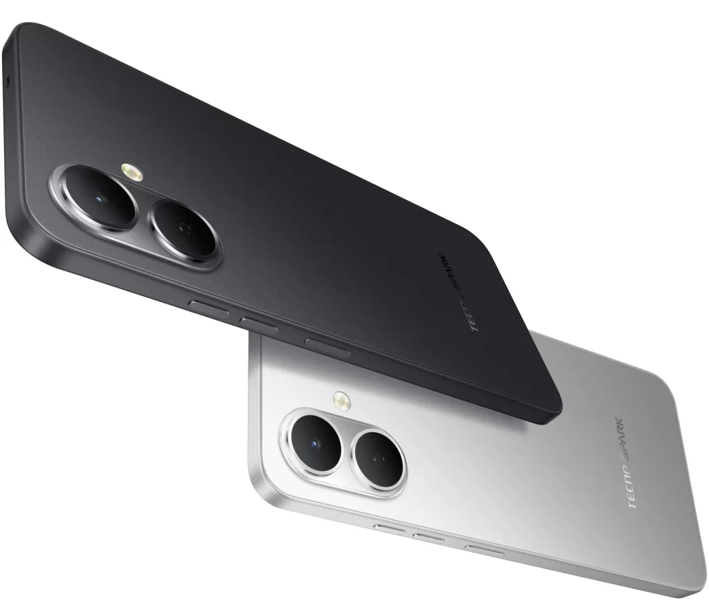 Tecno SPARK GO 2 color negro y blanco