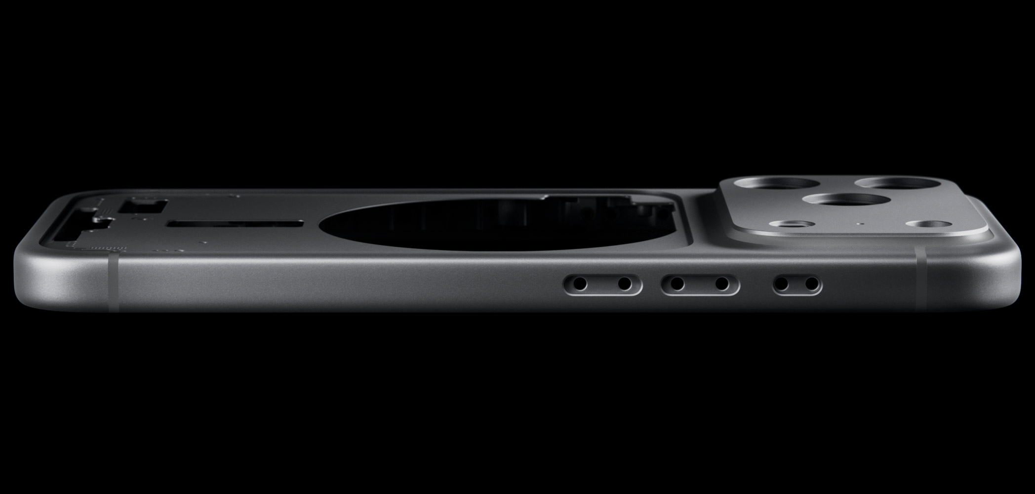 Diseño del cuerpo del nuevo iPhone 17 Pro Max, chasis iPhone 17 Pro Max