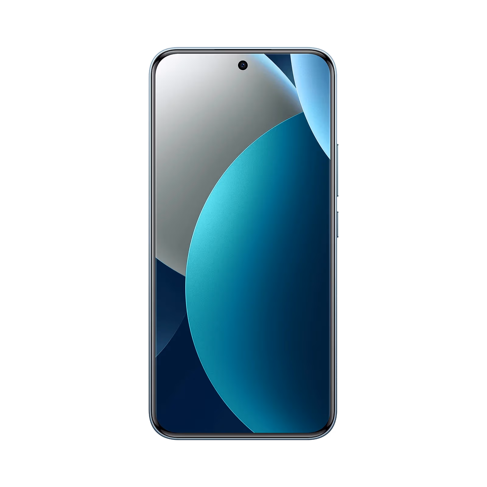 Redmi Note 15 Pro+ 5g azul vista frontal mostrando pantalla y cámara frontal disponible en celumovil Store