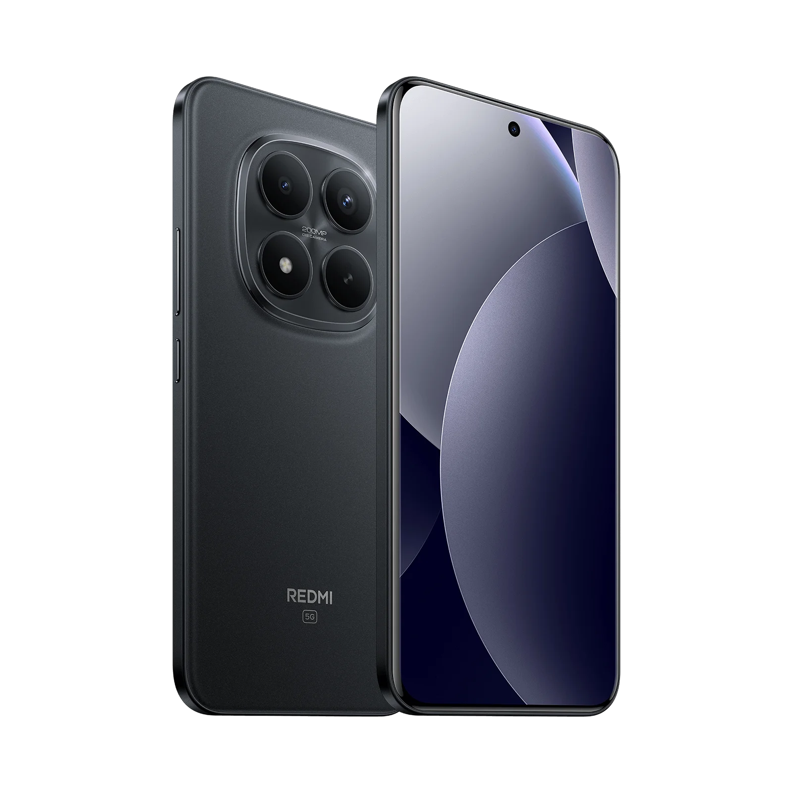 Xiaomi Redmi Note 15 Pro Negro respaldo mostrando cámara y frente mostrando pantalla