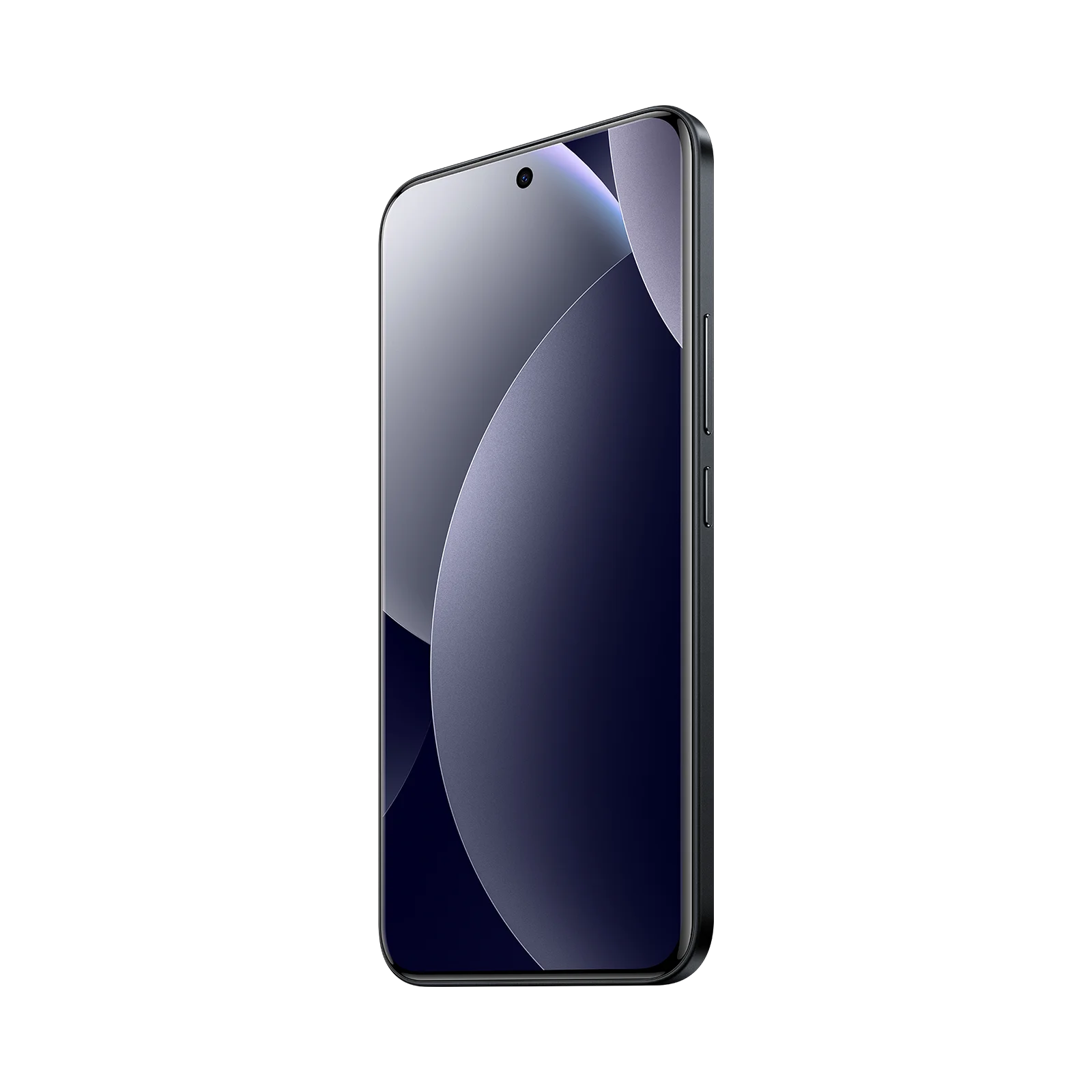 Xiaomi Redmi Note 15 Pro Plues Negro frente diagonal mostrando pantalla borde y botones