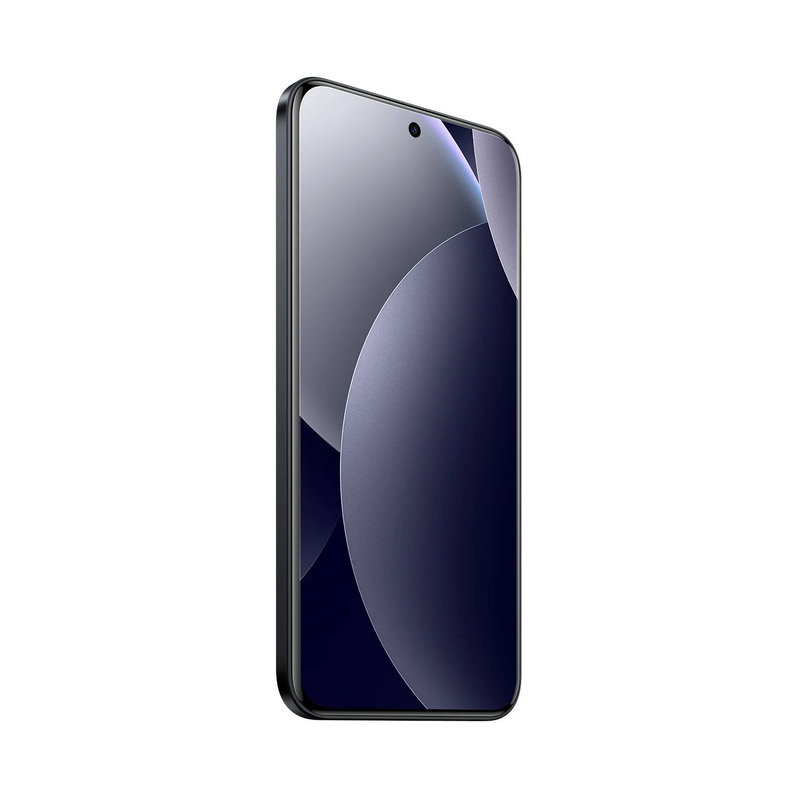 Xiaomi Redmi Note 15 Pro Plues Negro frente diagonal mostrando pantalla y borde