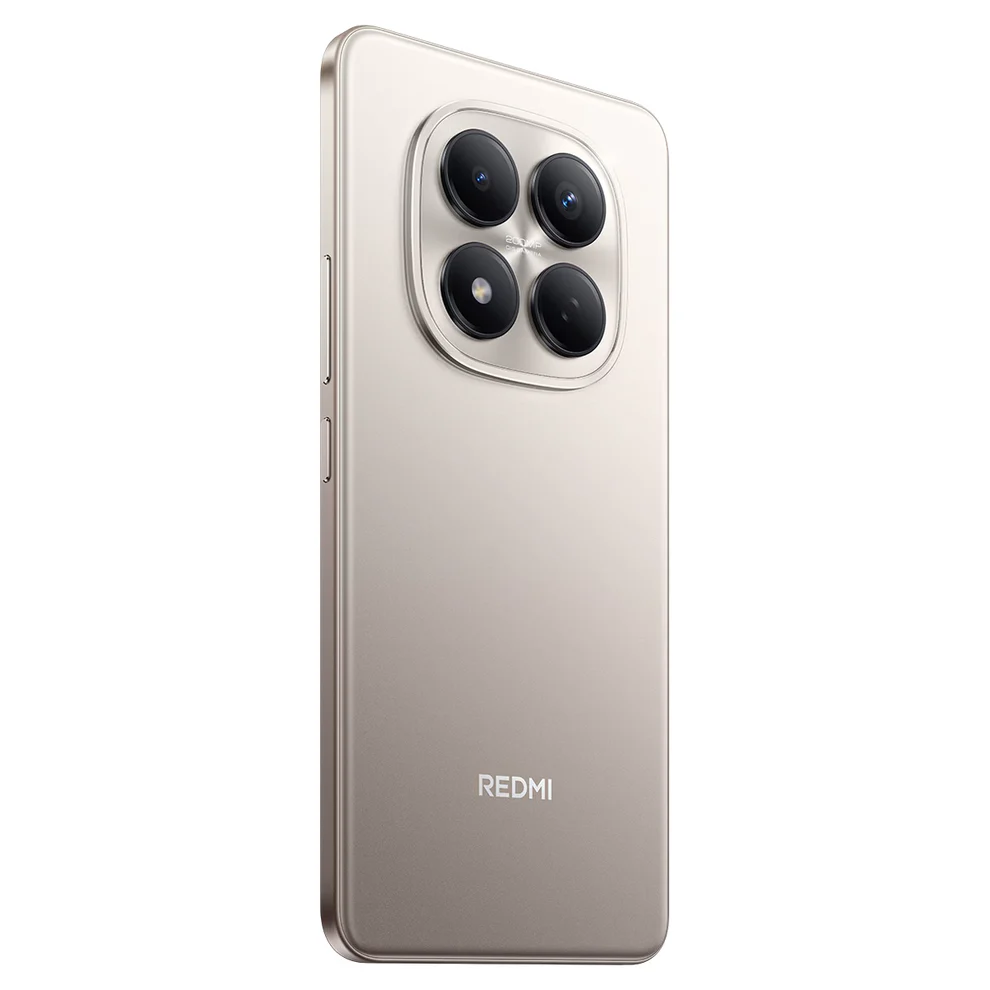 Xiaomi Redmi Note 15 Pro 4G plateado respaldo diagonal mostrando sus cámaras y su borde
