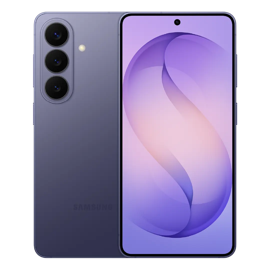 Inicio Celumovil Store Compra Celulares Originales en Colombia al Mejor PrecioInicio Celumovil Store 17 Celular Samsung Galaxy S26 Violeta mostrando frente y respaldo ubicados en Bogotá Colombia