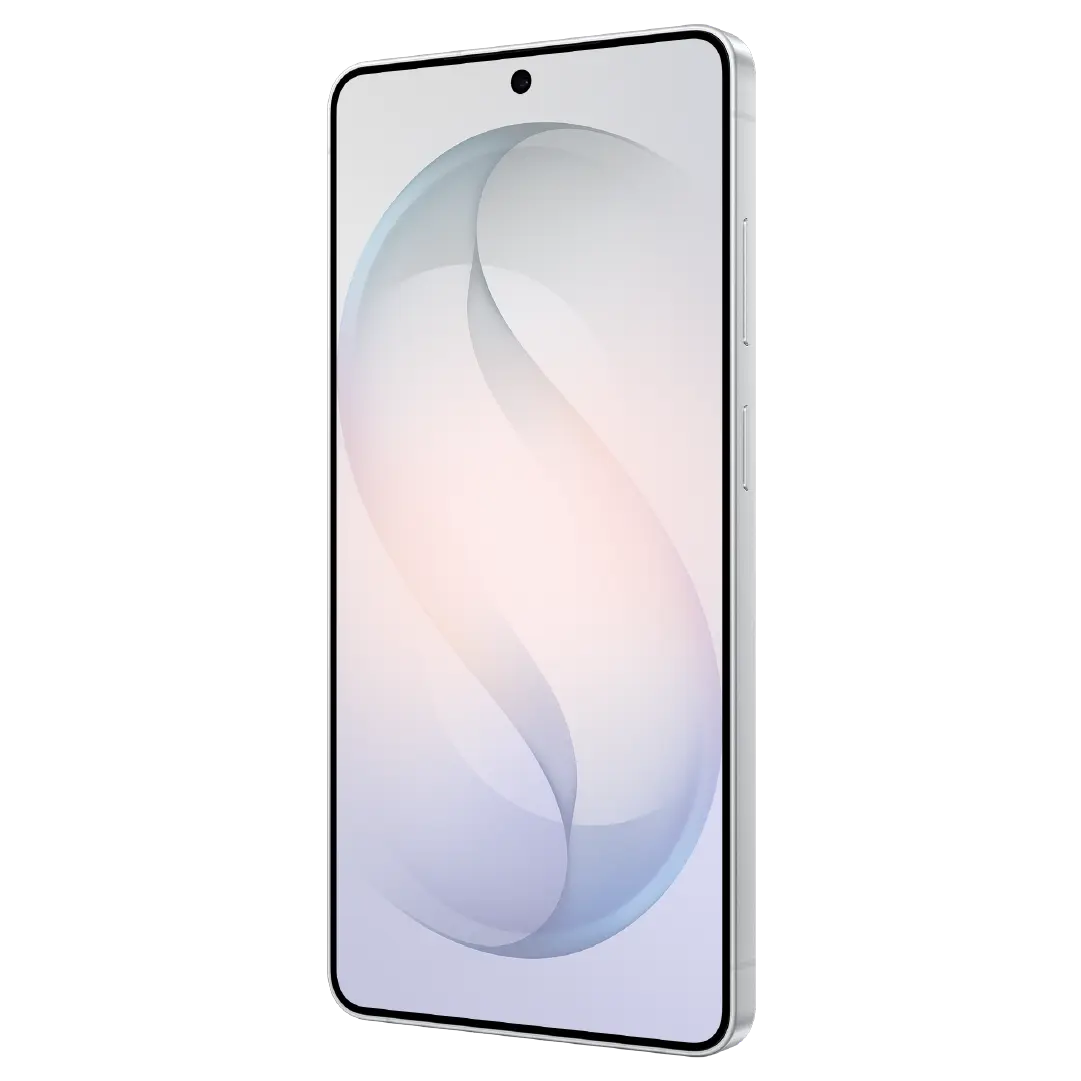 Celular Samsung Galaxy S26 Ultra blanco frente diagonal