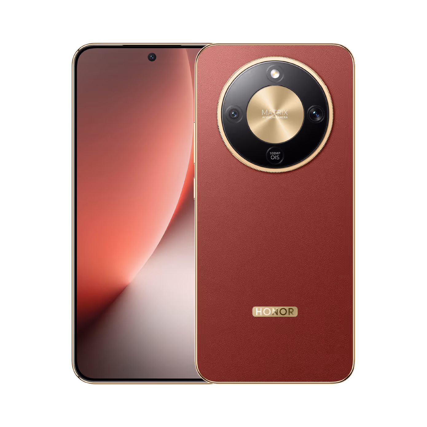 Honor Magic 8 Lite Rojo Tapa Pantalla Frontal