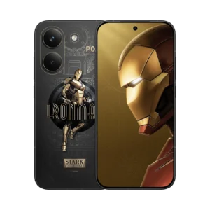 POCO X8 Pro Iron Man Edition, vista frontal y trasera