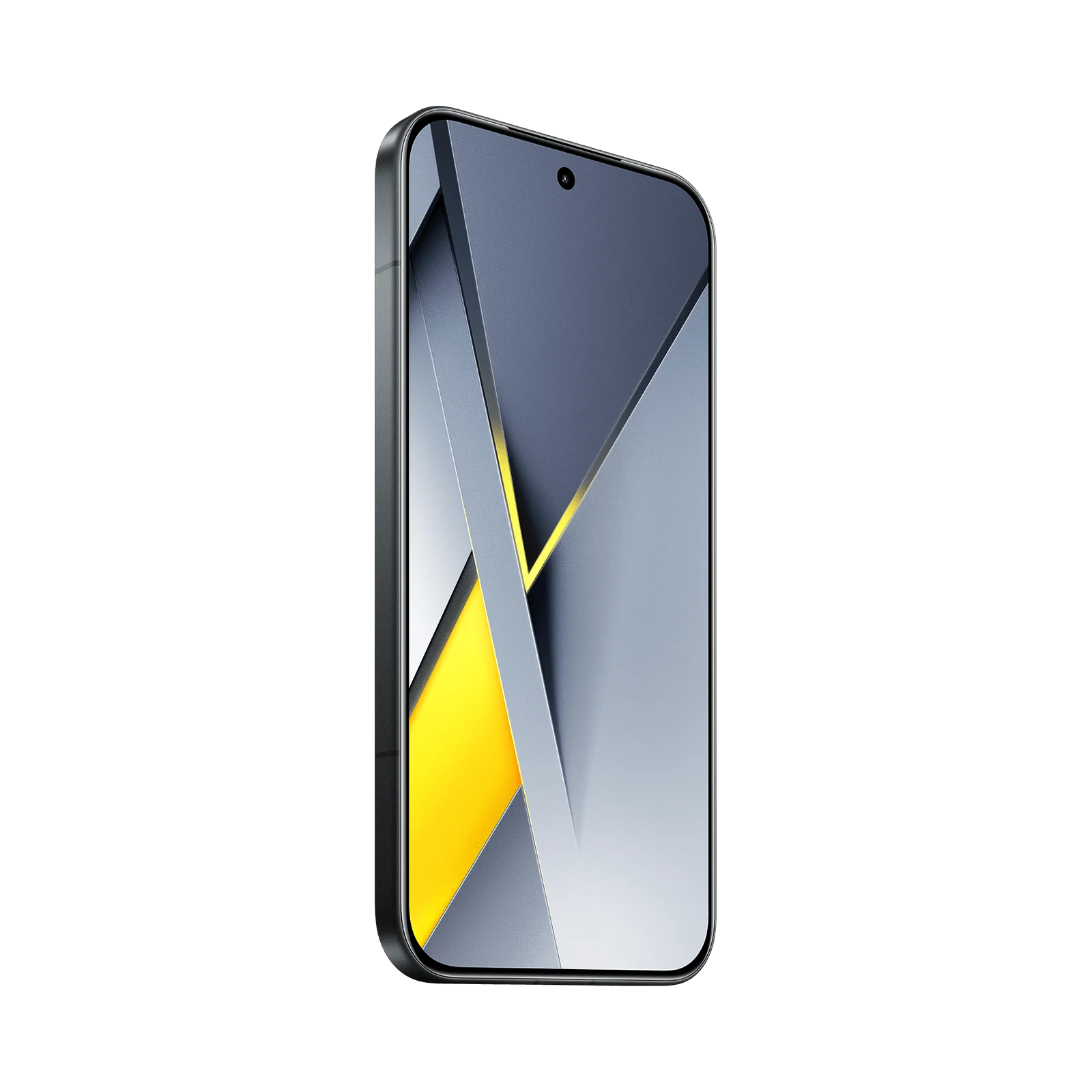 Celular Xiaomi Poco F8 Pro 5G diagonal pantalla vista frontal
