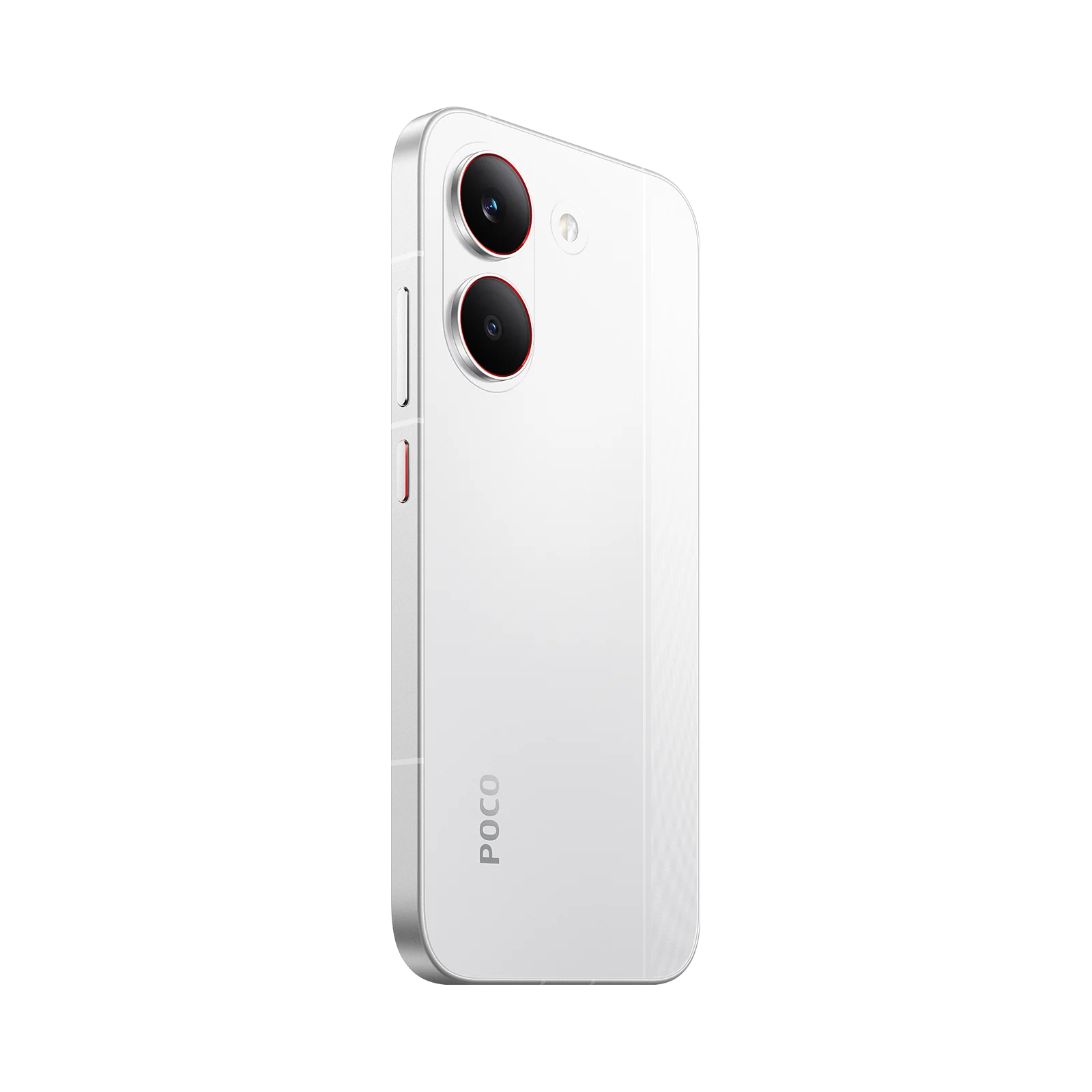 Poco x8 Pro 5G Blanco respaldo diagonal Poco x8 Pro 5G Blanco respaldo diagonal