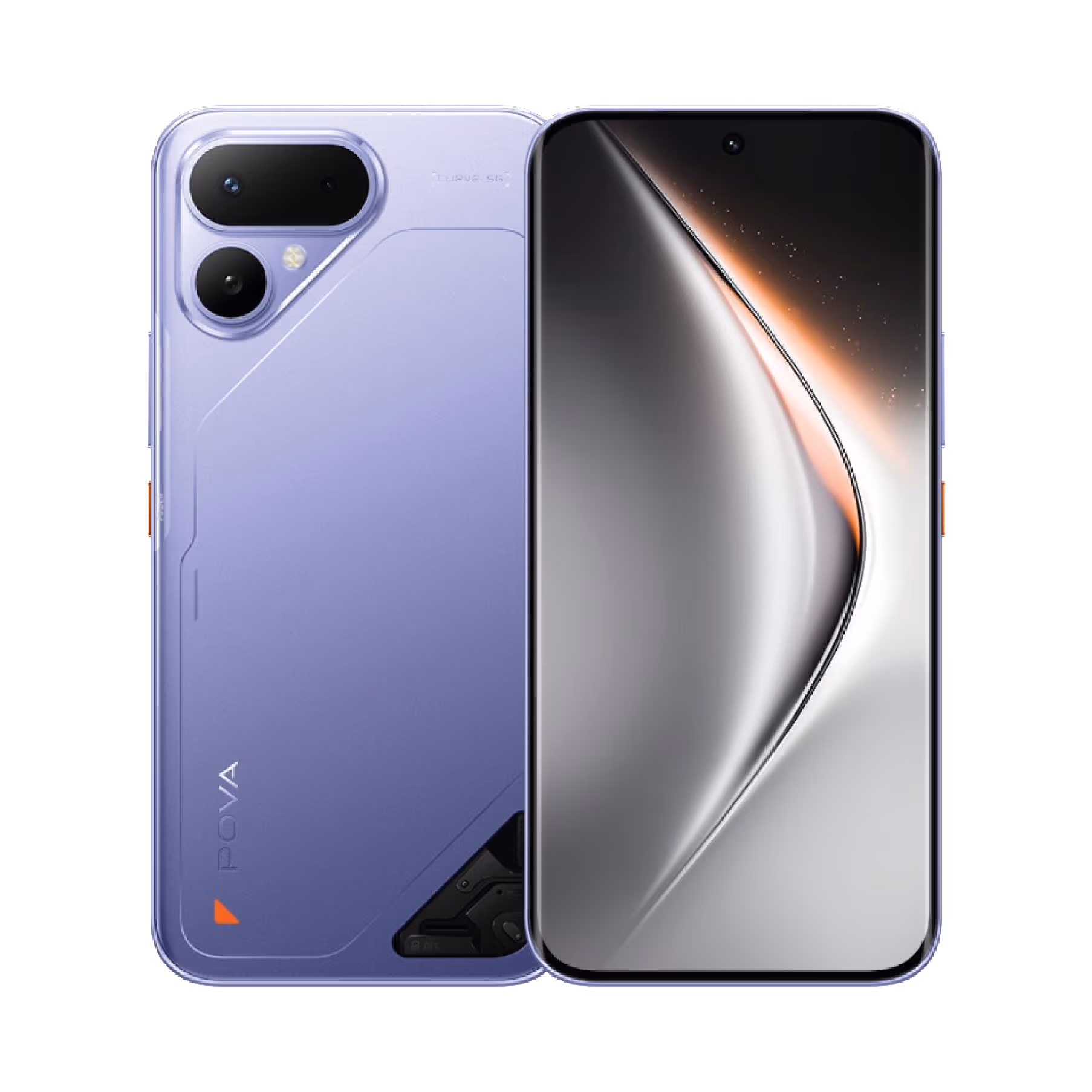 Tecno Pova Curve 2 Pantalla Tapa Frontal Morado