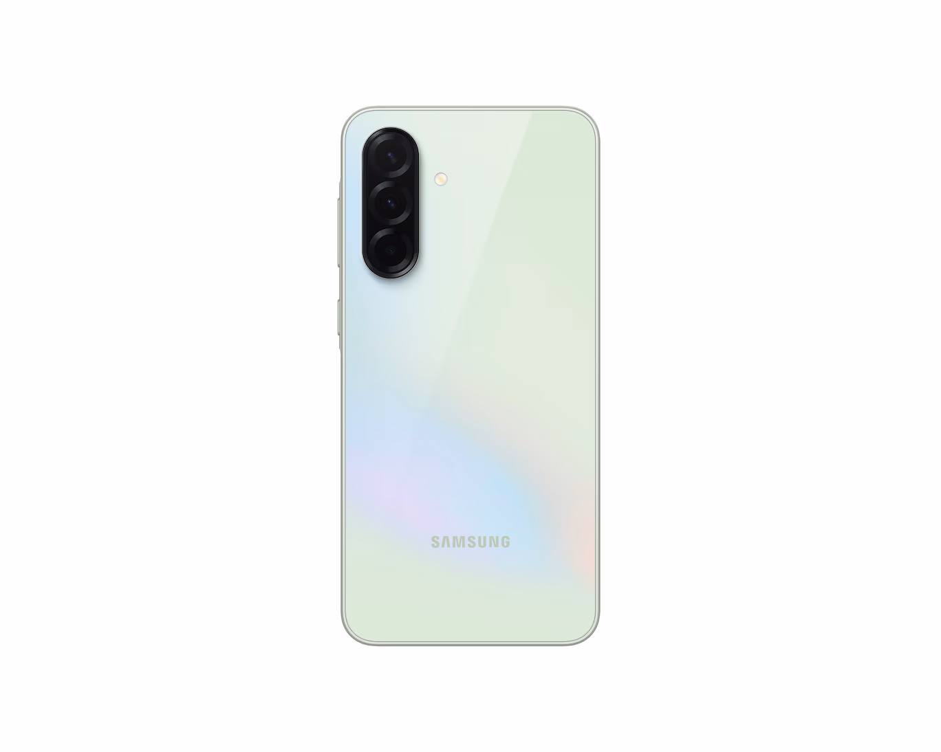 Samsung Galaxy A36 verde vista respaldo mostrando cámaras