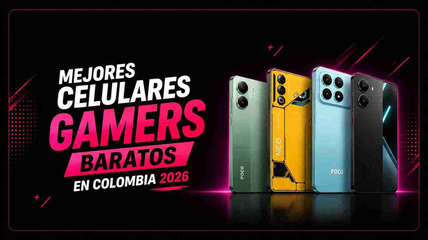 Aquí encuentras los mejores celulares gamers baratos en Colombia este 2026