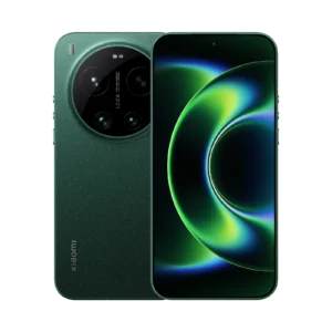 Xiaomi 17 Ultra verde frente y respaldo