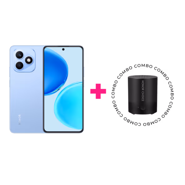 Combo Honor X8D + mini parlante honor choice bluetooth speaker azul
