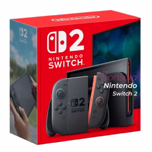 Consola Nintendo Switch 2 frontal mostrando caja disponible en celumovil store
