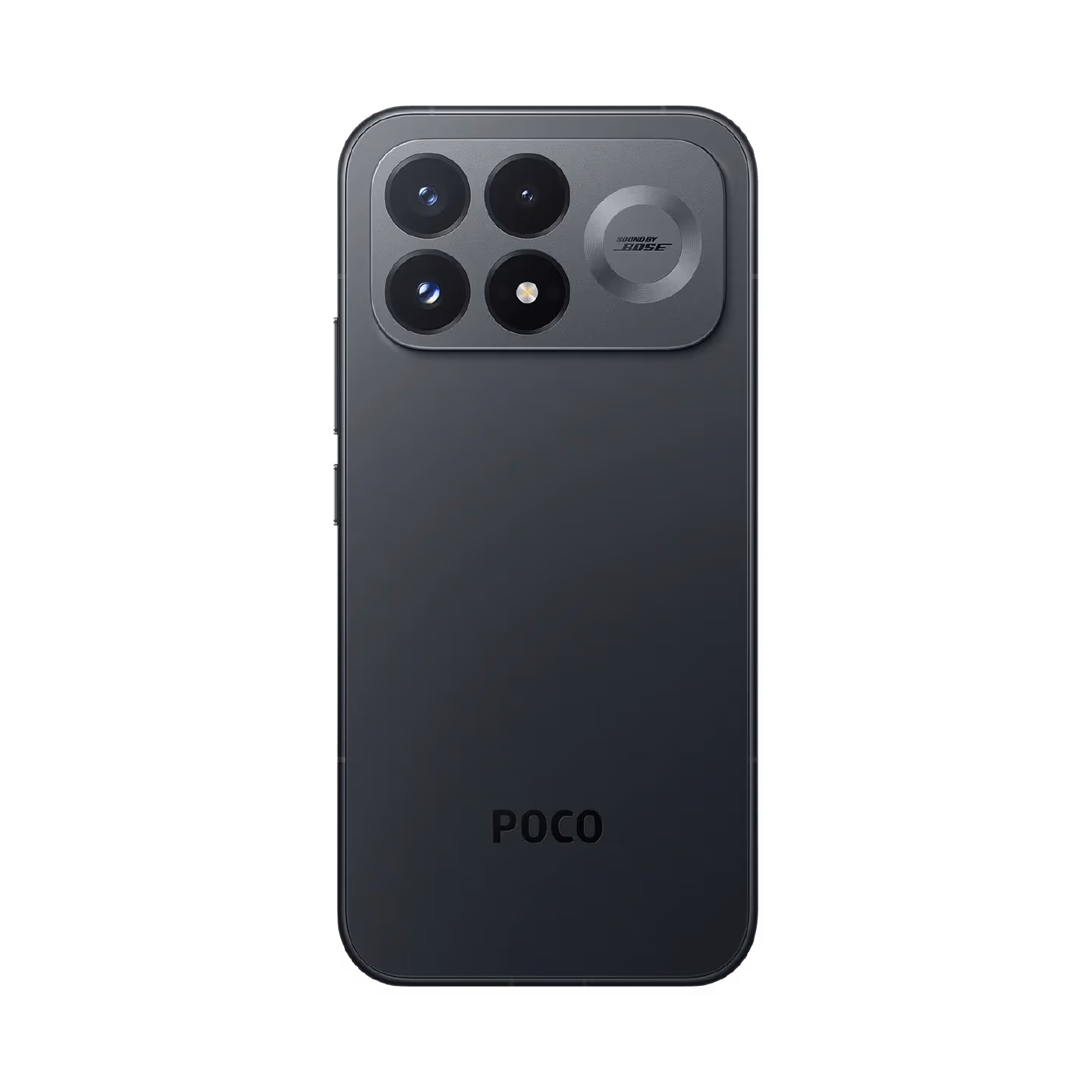 Poco F9 Pro negro vista trasera frontal mostrando cámara vista posterior mostrando cámaras y flash disponible en celumovil Store