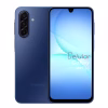Samsung Galaxy A17 5G azul oscuro vista delantera y trasera frontal mostrando pantalla y cámara vista posterior