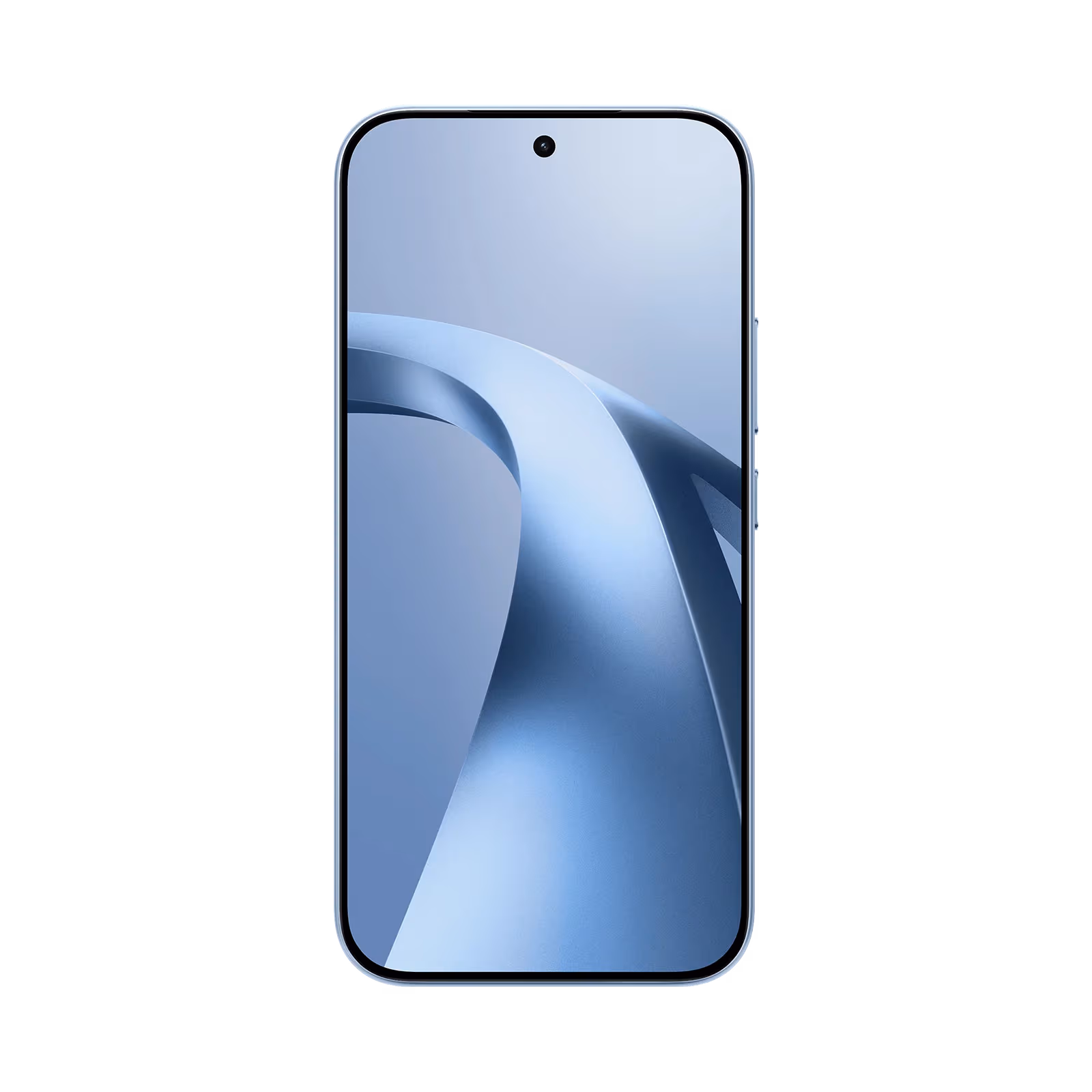 Xiaomi 17T azul vista frontal mostrando pantalla y cámara frontal disponible en celumovil Store